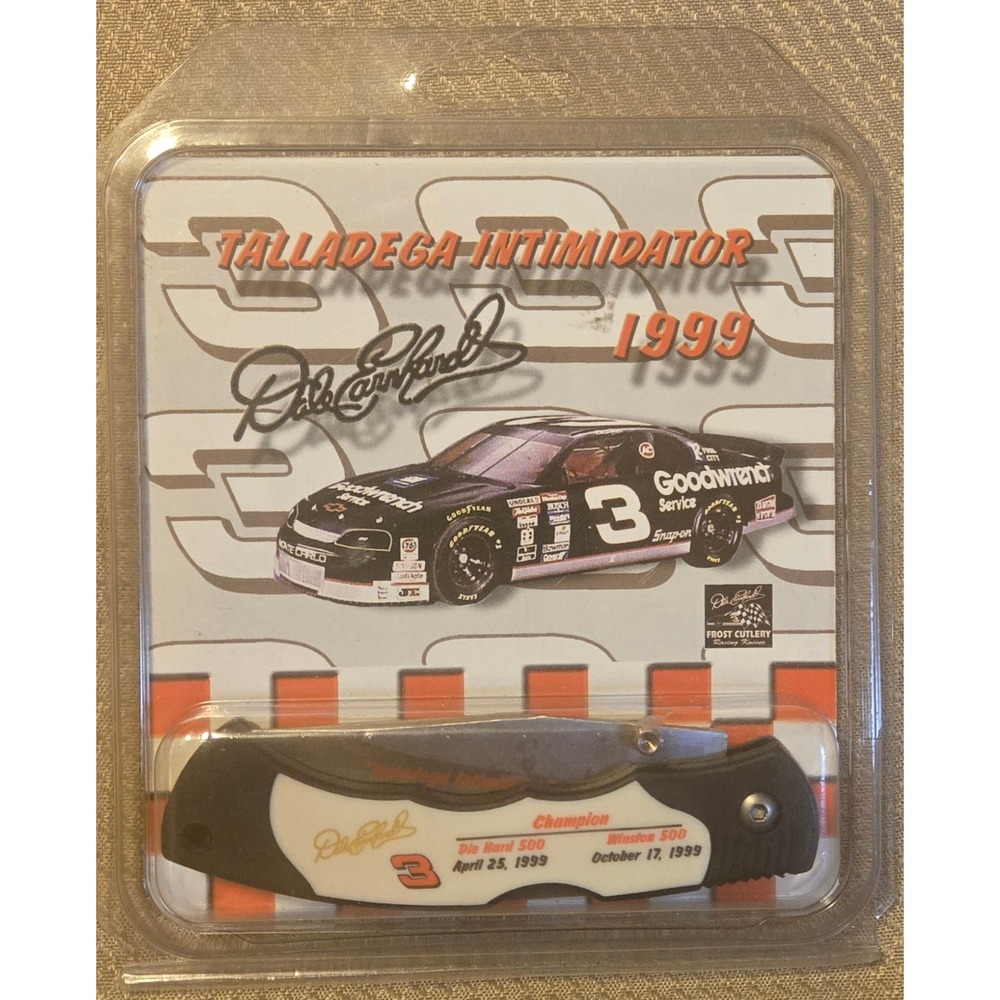 Dale Earnhardt 1999 Talladega Intimidator Frost Cutlery Folding Pocket Knife #3